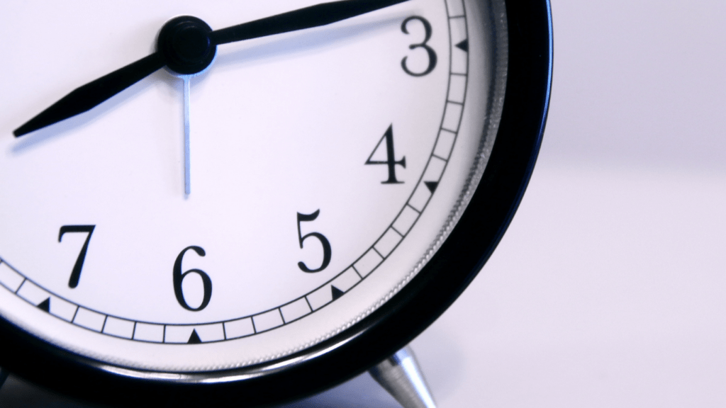 close up image of a wall clock