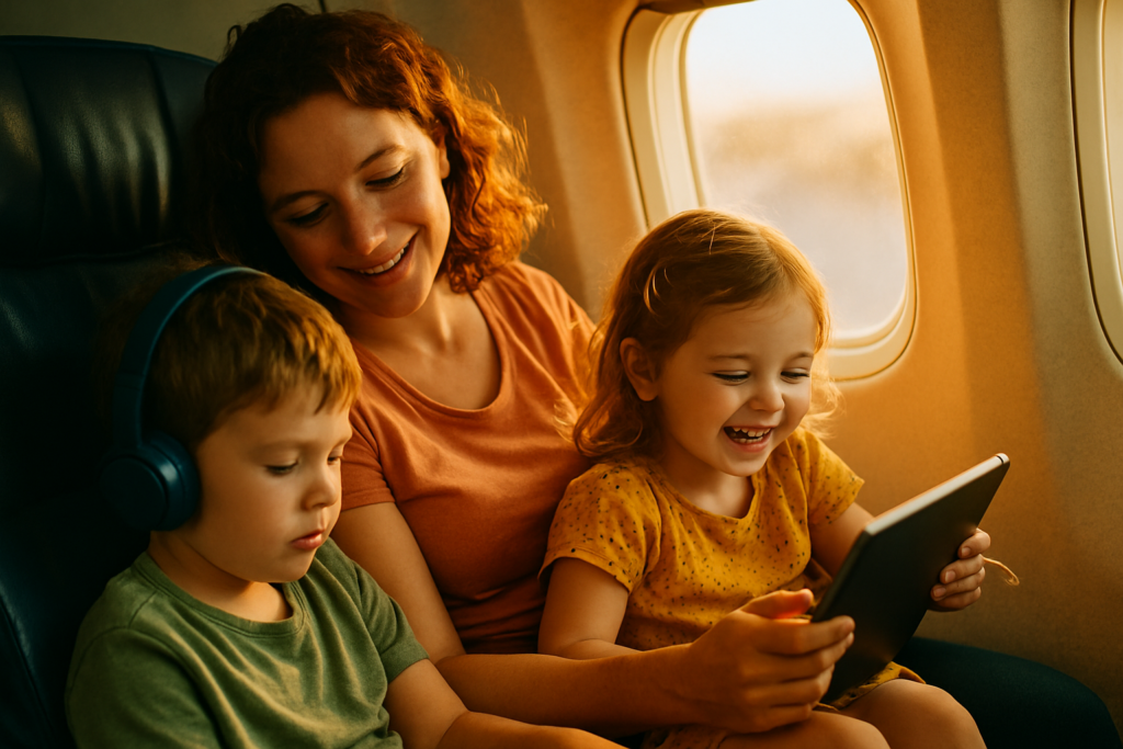flying with kids tips