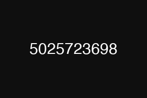 5025723698