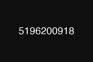 5196200918