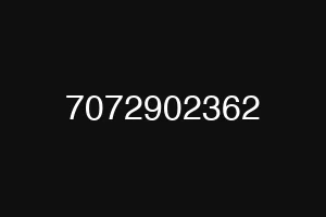 7072902362