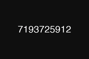 7193725912