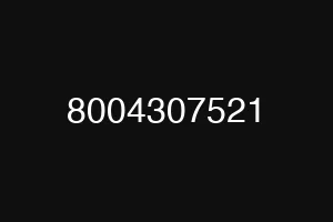 8004307521